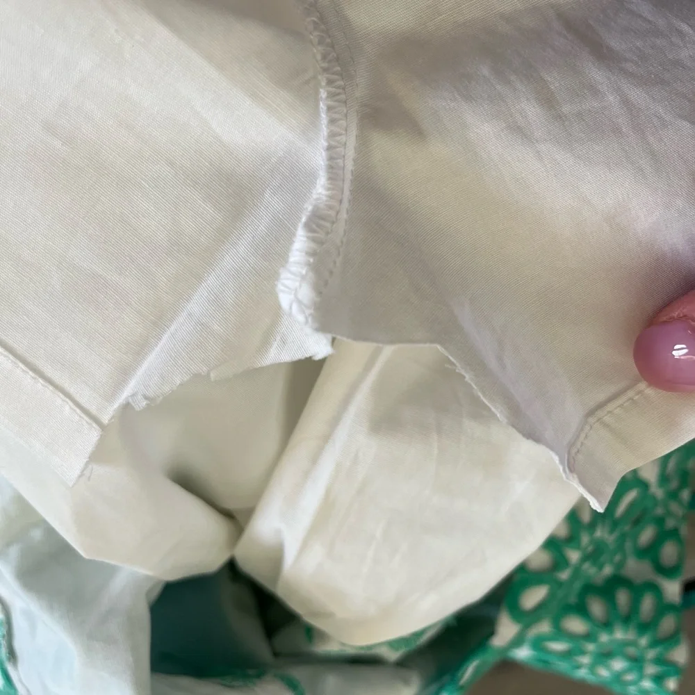 Lilly Pulitzer Green Floral Asymmetrical Dress - Picture 11 of 11